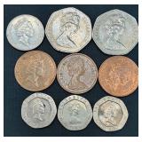 Large Collection of International Coins and Currency