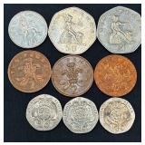 Large Collection of International Coins and Currency