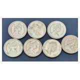 Large Collection of International Coins and Currency