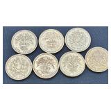 Large Collection of International Coins and Currency