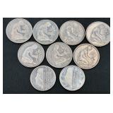 Large Collection of International Coins and Currency