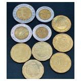 Large Collection of International Coins and Currency