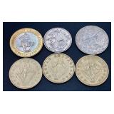 Large Collection of International Coins and Currency