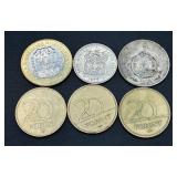 Large Collection of International Coins and Currency