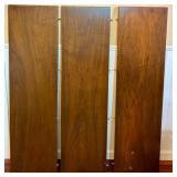 Antique Expandable Dining Table with 6 Dining Chairs