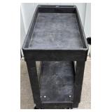 Husky 2 Tier Plastic Wheeled Service Cart