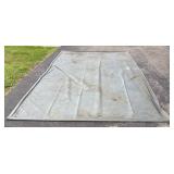 Set of 2 Garage  Floor Containment Mats - Securly Covers Flooring in a 2 Car Garage