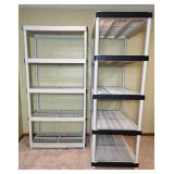 Set of 5 Plastic Shelving Units Lot 2