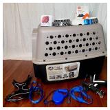 XL Hardside Pet Carrier and Dog Accessory Bundle