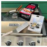 Savor Pro Gas Grill with 2 Propane Tanks and Grilling Accessories