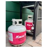 Savor Pro Gas Grill with 2 Propane Tanks and Grilling Accessories