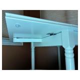 Ikea Ingatorp White Drop Leaf Table with 4 Matching Ingolf Chairs