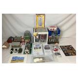 Collection of Railroad HO Scale Structures - Some Already Contructed, Some Ready to Build
