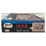 Atlas Model Railroad Co. Bundle - 4 HO Ready To Run Rolling Stock and HO Model Split Level Home