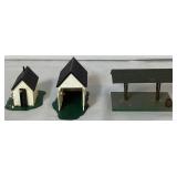 Collection of Railroad HO Scale Structures - Some Already Contructed, Some Ready to Build