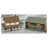 Collection of Railroad HO Scale Structures - Some Already Contructed, Some Ready to Build