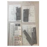 Collection of Railroad HO Scale Structures - Some Already Contructed, Some Ready to Build