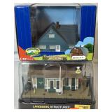 Collection of Railroad HO Scale Structures - Some Already Contructed, Some Ready to Build