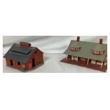 Collection of Railroad HO Scale Structures - Some Already Contructed, Some Ready to Build