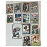Large Collection of Football Trading Cards from the 90