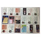 Collection of Basketball Cards from the 90
