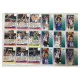 Collection of Basketball Cards from the 90