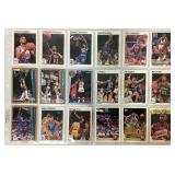 Collection of Basketball Cards from the 90