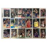 Collection of Basketball Cards from the 90