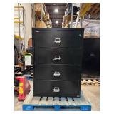 Lot of Two Fire Proof Cabinets (572460) No Keys, Some Drawers Don