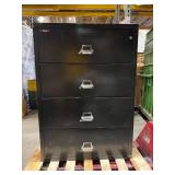 Lot of Two Fire Proof Cabinets (572460) No Keys, Some Drawers Don