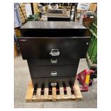 Lot of Two Fire Proof Cabinets (572460) No Keys, Some Drawers Don