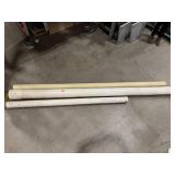 Lot of 3 PVC Pipes (572473) All at Difference Lengths and Circumference