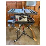 Rockwell Model 8 Motorized Saw on Craftsman Stand