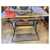 Ryobi 9-Inch Band Saw with Workmate 550 Stand