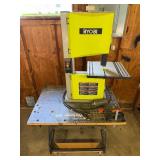 Ryobi 9-Inch Band Saw with Workmate 550 Stand