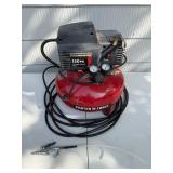 PORTER-CABLE 150 PSI 6-Gallon Pancake Air Compressor with Hose and Nozzle
