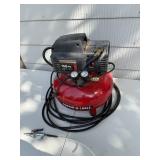 PORTER-CABLE 150 PSI 6-Gallon Pancake Air Compressor with Hose and Nozzle