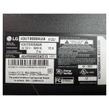 LG 43" LED TV Model 43UT8000AUA
