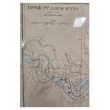 Framed Nautical Chart of Duluth-Superior Harbor