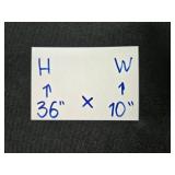 Decorative Stained Glass Panel with Geometric Design