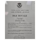 NOAA Nautical Chart of Isle Royale and Lake Superior