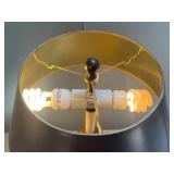 Unique Antler Table Lamp with Black Shade