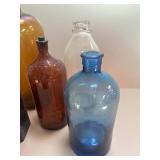 Set of Assorted Antique Glass Bottles