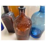 Set of Assorted Antique Glass Bottles