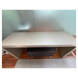 Modern Console Table - Wooden Chest Under Table NOT Included