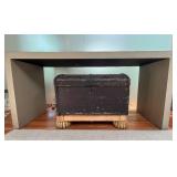 Modern Console Table - Wooden Chest Under Table NOT Included