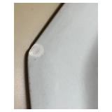 John Ridgway, Staffordshire Platter, Vintage Ironstone Platters and Cranberry Flashed Glass Bowl w Matching Lid