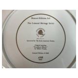 Set of 4 Ridgewood Fine China Plates from The Colonial Heritage Series