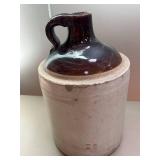 Set of 3 Vintage Stoneware Jugs with Handles