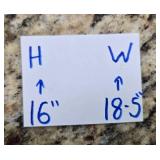 Framed Landscape Etching Artwork